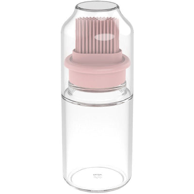 Portable Oil Bottle with Brush Silicone Barbecue Liquid Gadgets High-temperature Kitchen Baking Pastry Barbecue BBQ Tool